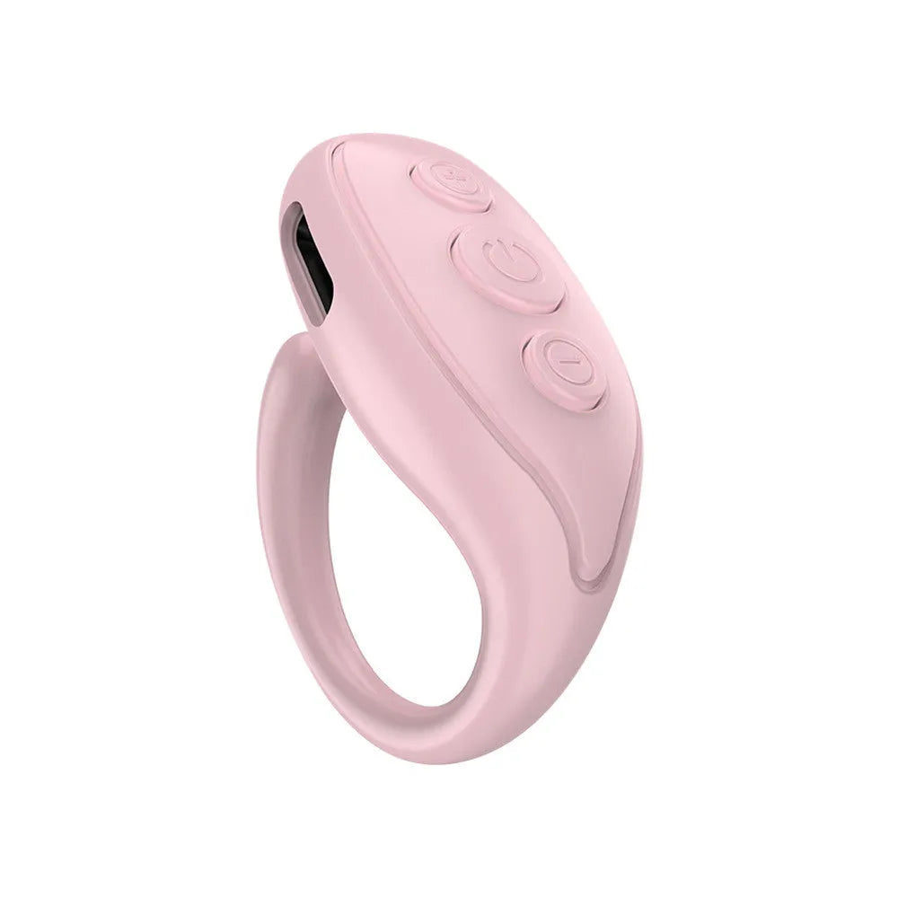 Bluetooth remote control for mobile phone camera, V5.3 chip, 50mAh battery, ABS plastic, black