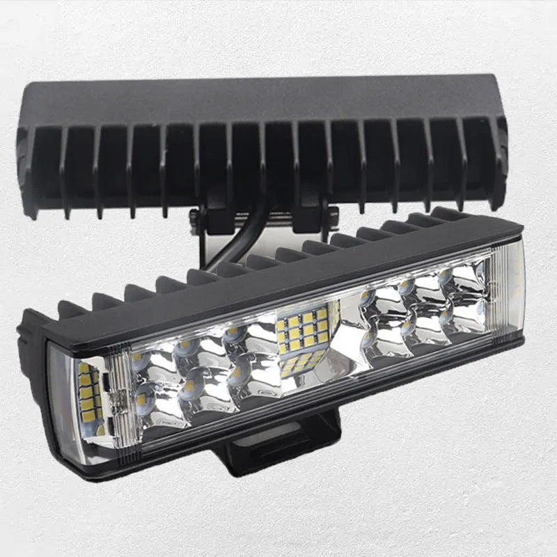 7-inch 60W LED strip work light with straight line shape and black aluminium shell