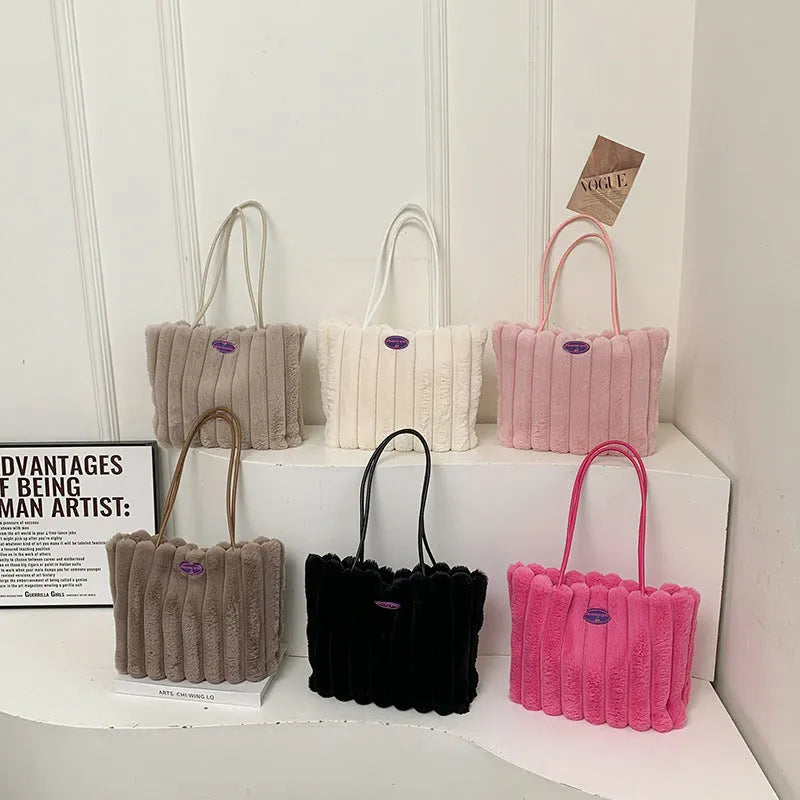 Autumn winter casual shoulder tote bag, Oxford cloth, large capacity, 33x23x9cm, black colour