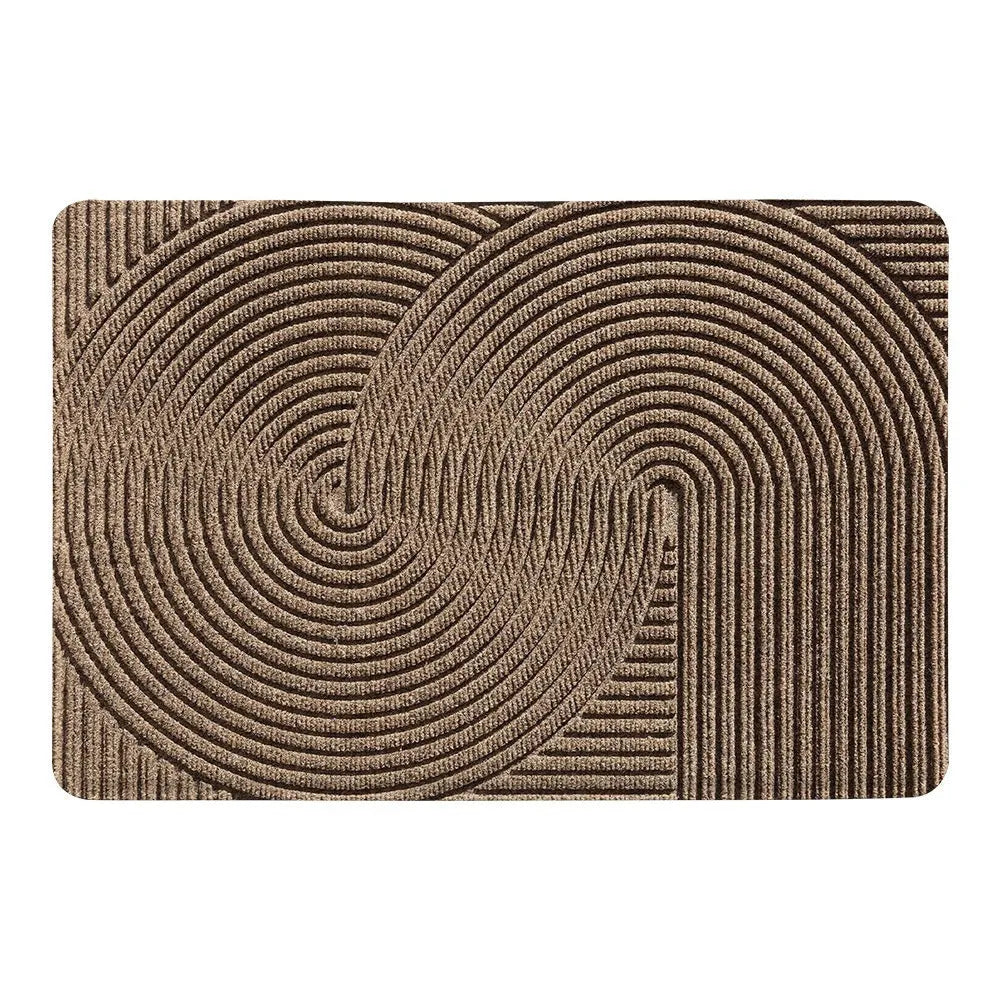 Cartoon anime alien shape entrance carpet floor mat 60x90cm blue grey green khaki colours
