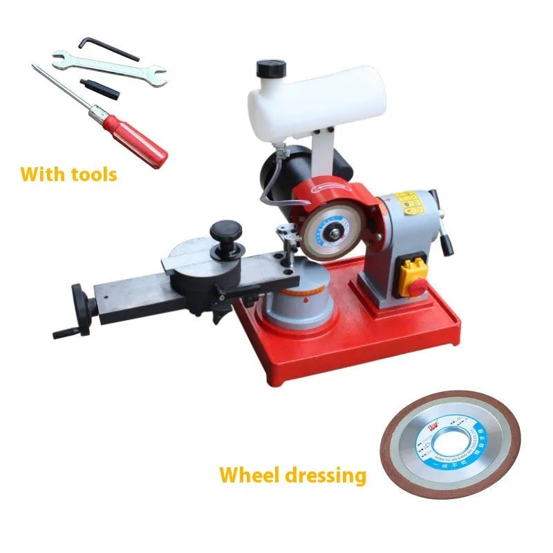 Xiao Mo Wang manual gear grinding machine for sharpening alloy circular saw blades on workbench