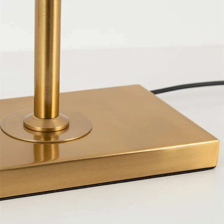 Modern vertical fabric floor lamp with adjustable height and remote control, 165cm tall, next to a desk