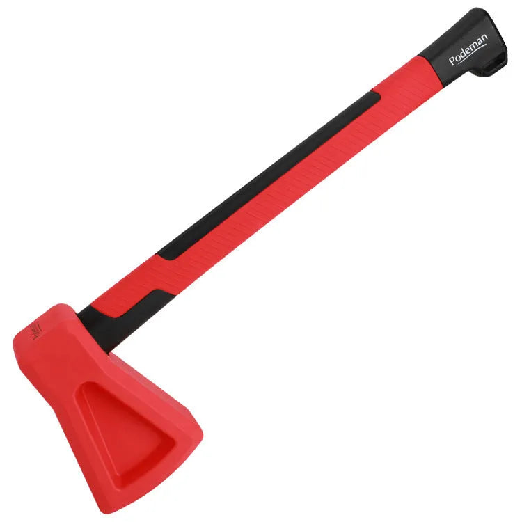 Red plastic home fitness axe muscle trainer for strength conditioning exercises