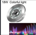 Aluminium alloy underwater garden lamp with three colour options for outdoor landscape lighting
