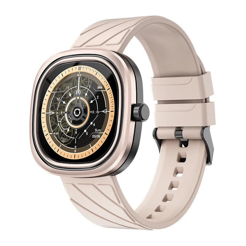Bluetooth smart sports watch with 1.32-inch touchscreen on silicone wristband