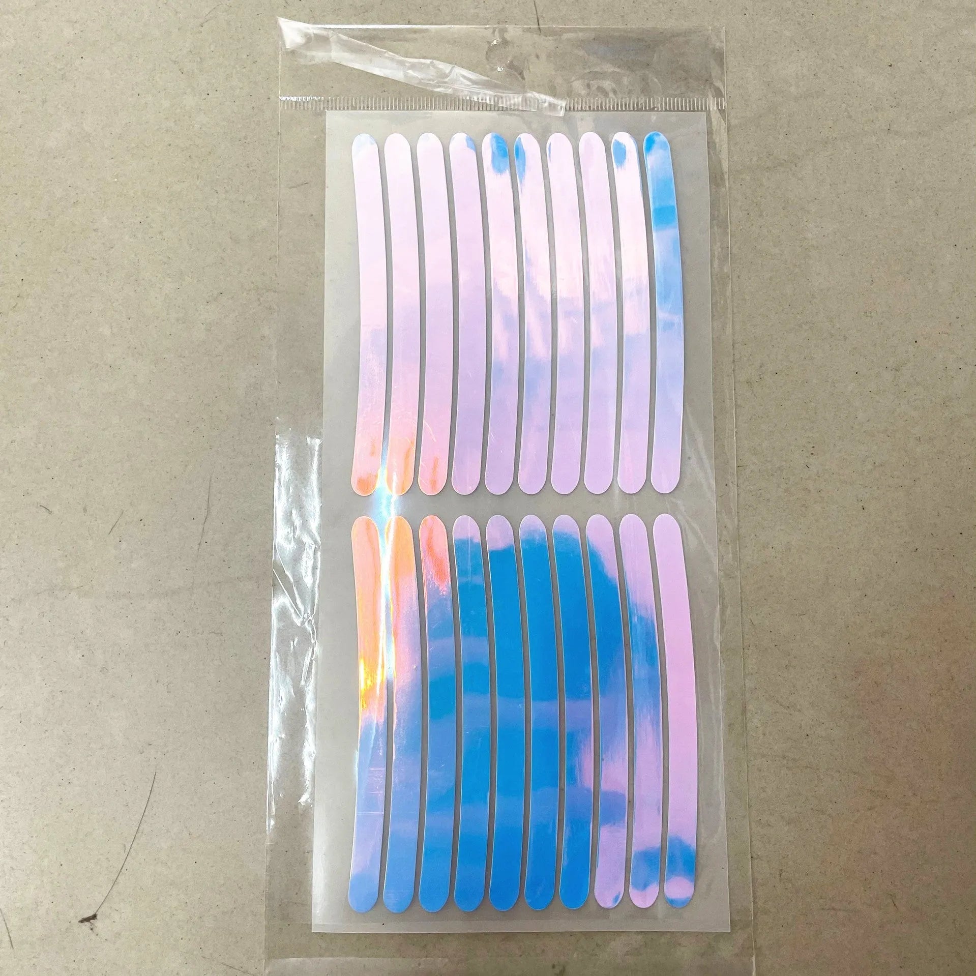 20 pack car wheel hub reflective stickers with arc pattern in various colours including fluorescent and luminous options