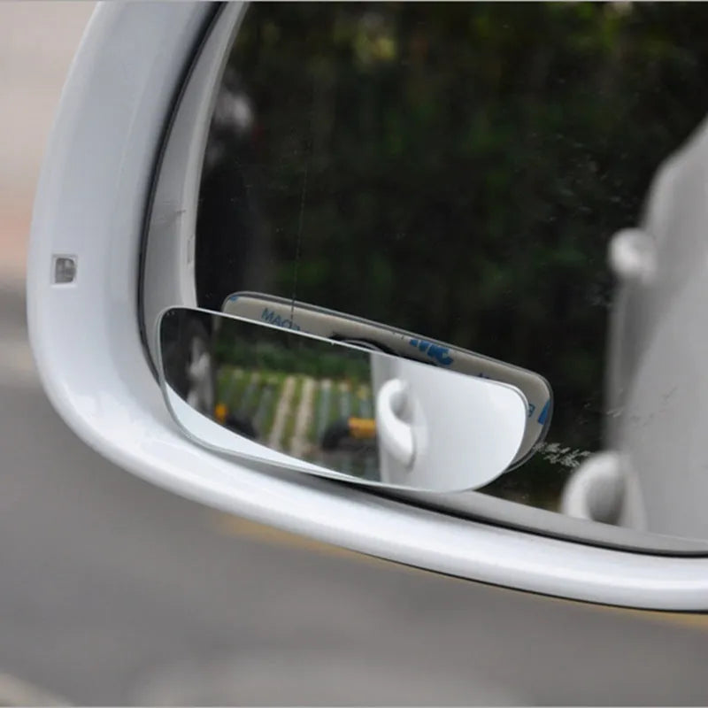 Black framed glass adjustable blind spot mirror for car rearview with DM series colour options