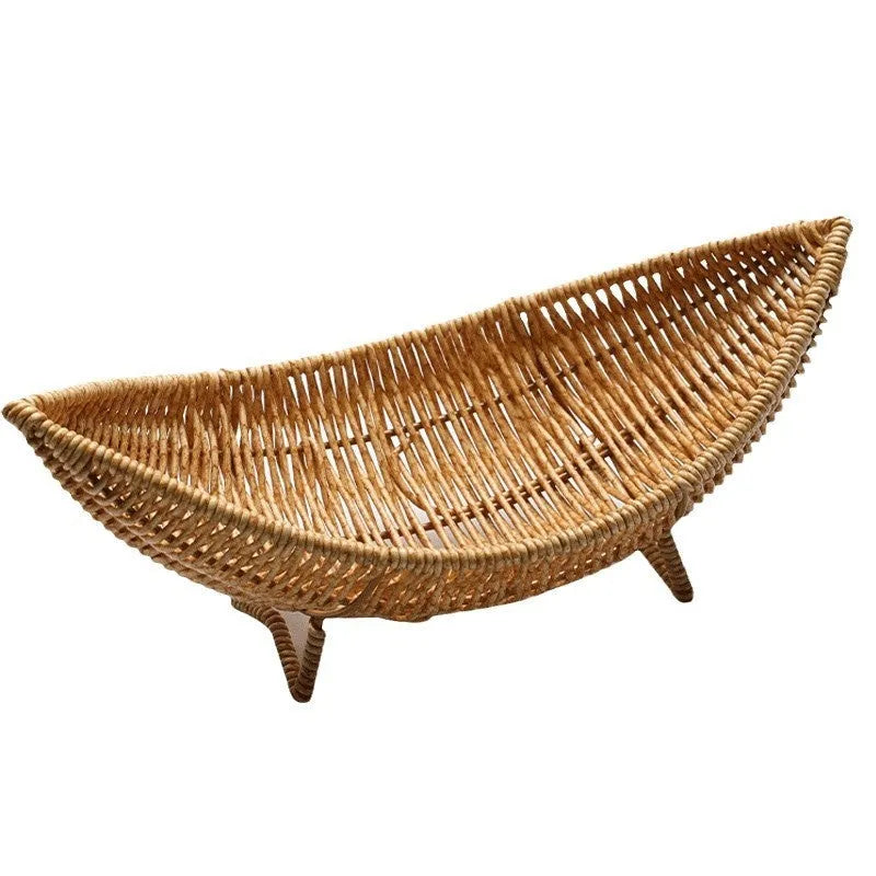 Plastic fruit plate decoration knitted basket dim sum rack in melon seeds fruit dim sum rack colour