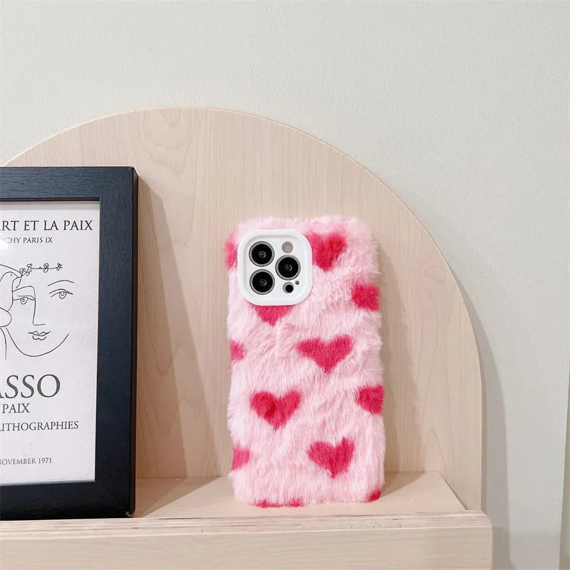 Pink cartoon design silicone back cover case for Apple iPhone
