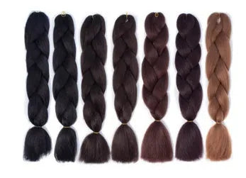 African black braid hair high temperature wire braiding hair for wigs in many colours