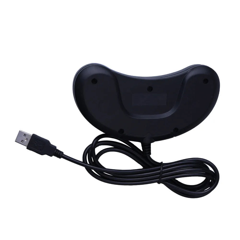 Black Sega USB game controller for PC with 1.8 metre cable
