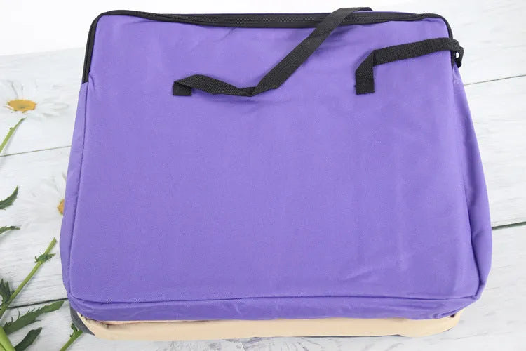 Pet car seat bag in quilted fabric with breathable mesh, folded size 44x39 cm, expanded 43x38x26 cm, black