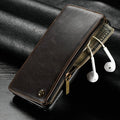 Samsung Galaxy Note9 flip phone case in PU leather with anti-scratch protection
