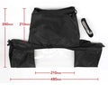 Clear transparent PVC DSLR camera rainproof cover with elastic hem and adjustable drawstring hood