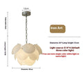 Modern French simplicity glass pine ceiling light for living room or bedroom, diameter 45cm or 55cm, 110V