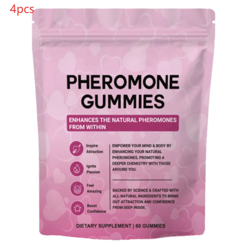 60 edible pheromone gummy tablets for household insect control in sealed pack