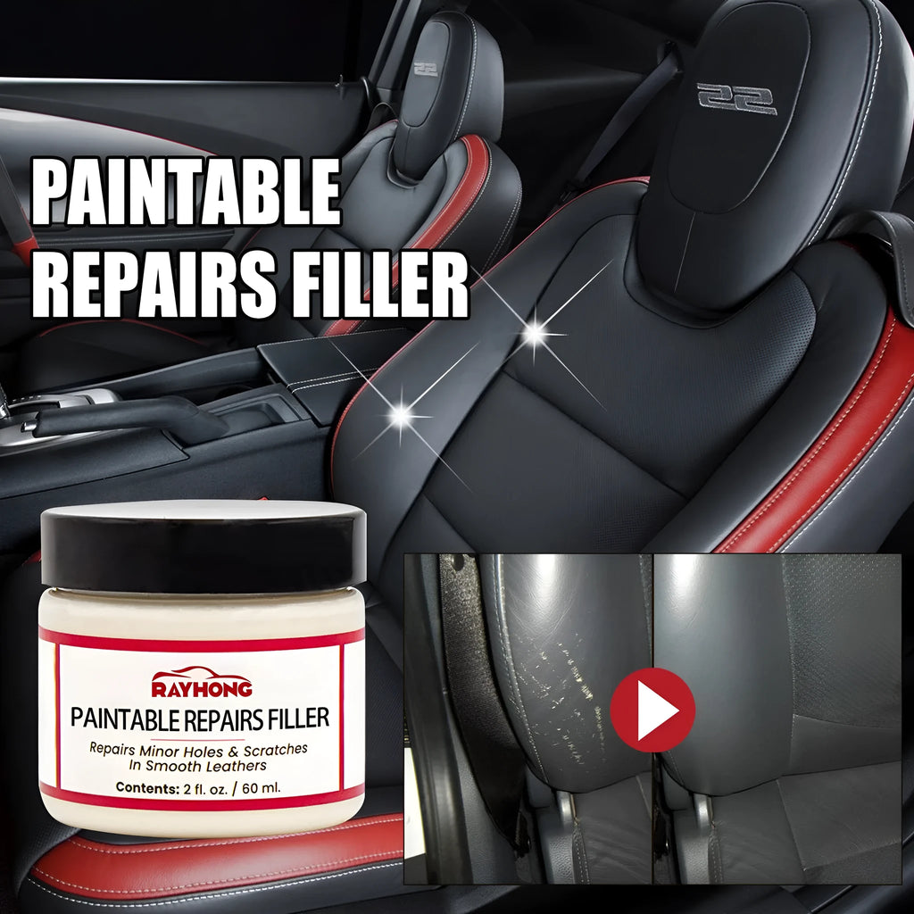 60ml leather repair paste tube for car seat and sofa scratch repair measuring 5 x 4.4 cm