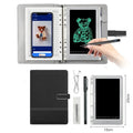 85-inch electronic writing pad with stitching appearance design, smart pen, and accessories