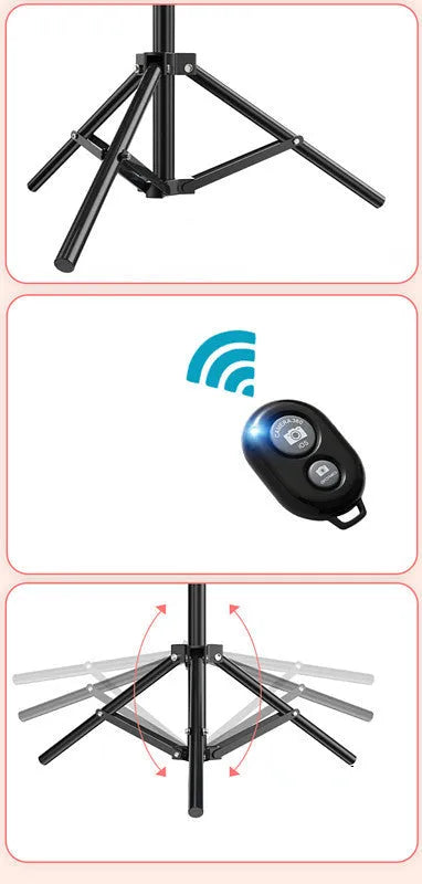 10 inch ring selfie beautifying light with metal bracket for smartphone photography