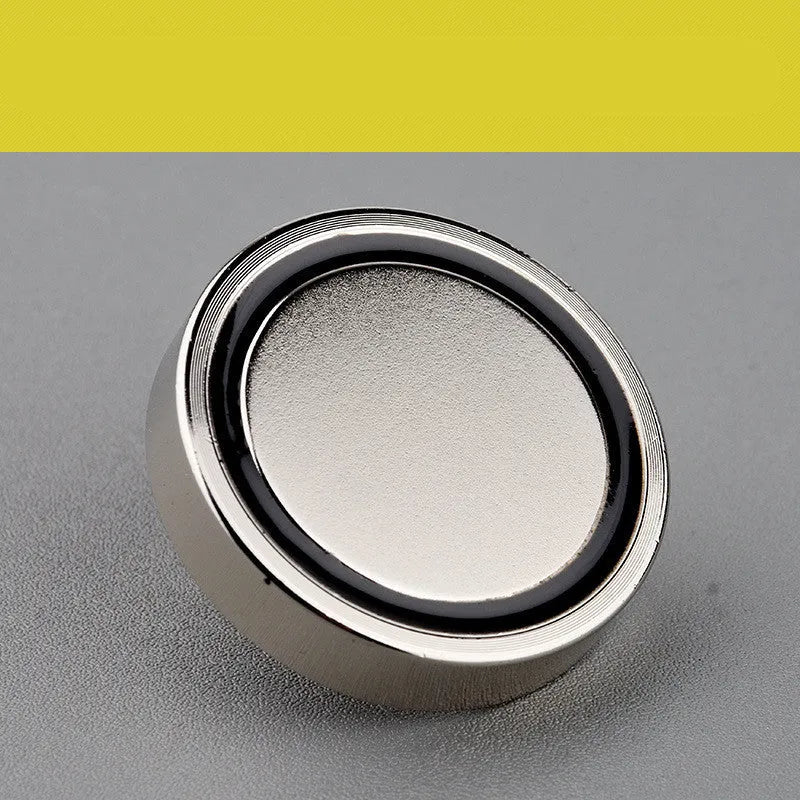 60mm round neodymium iron boron magnet salvage device with 10m rope and ring on a dark background