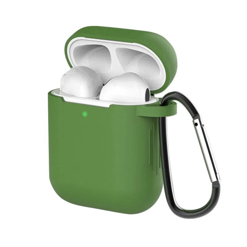Silicone protective cover for Apple AirPods 1st and 2nd generation in various colours