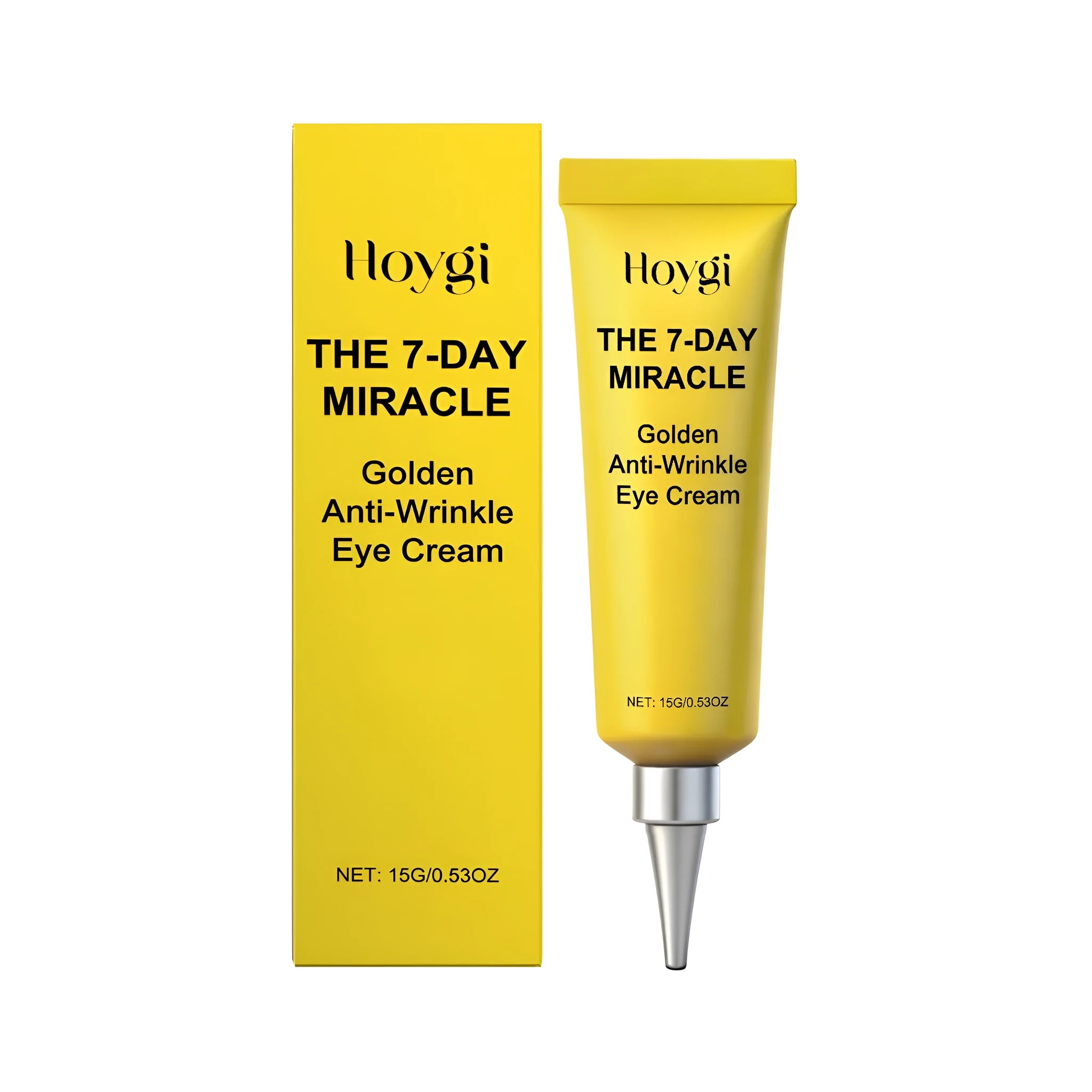 Gold Anti-wrinkle Eye Cream 15g tube with retinol and hydrolyzed collagen product text on side