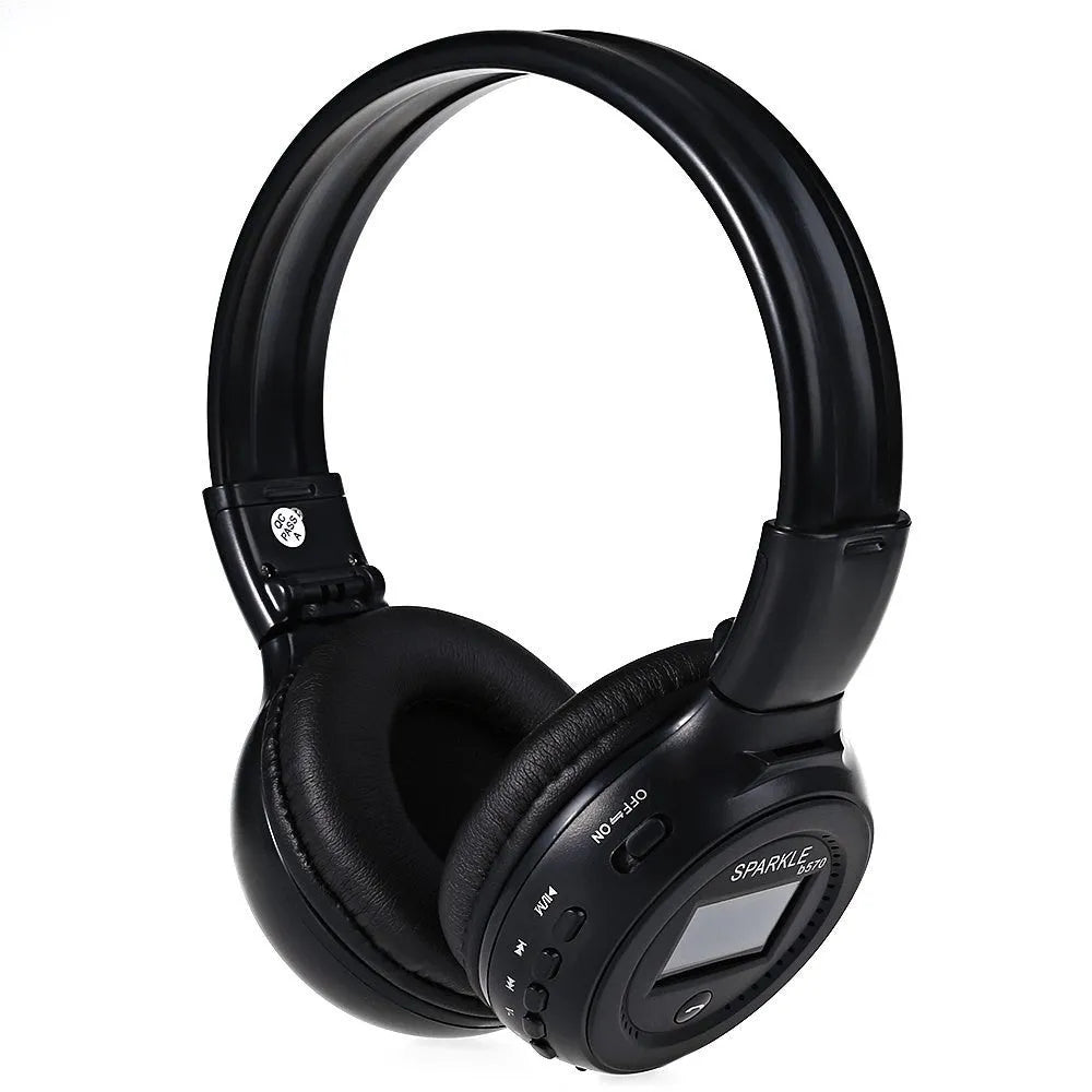 Fanatic B570 Bluetooth headset in headband style with volume controls and memory card slot