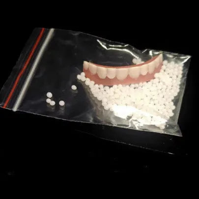 Silicone simulation smile dentures tooth socket dental training model with upper and lower teeth