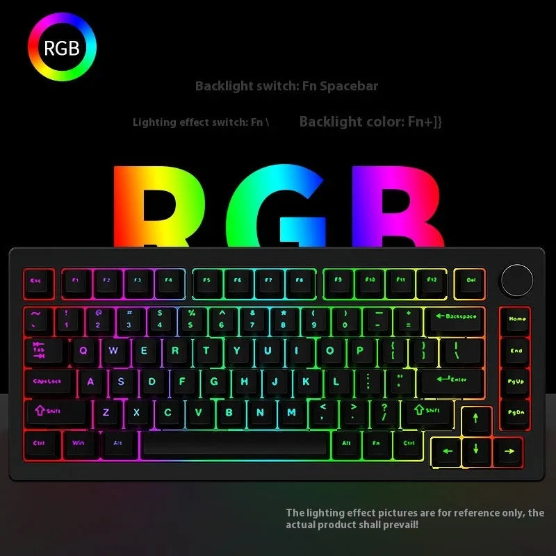 Aluminium mechanical keyboard kit with tri-mode connectivity and customisation tools