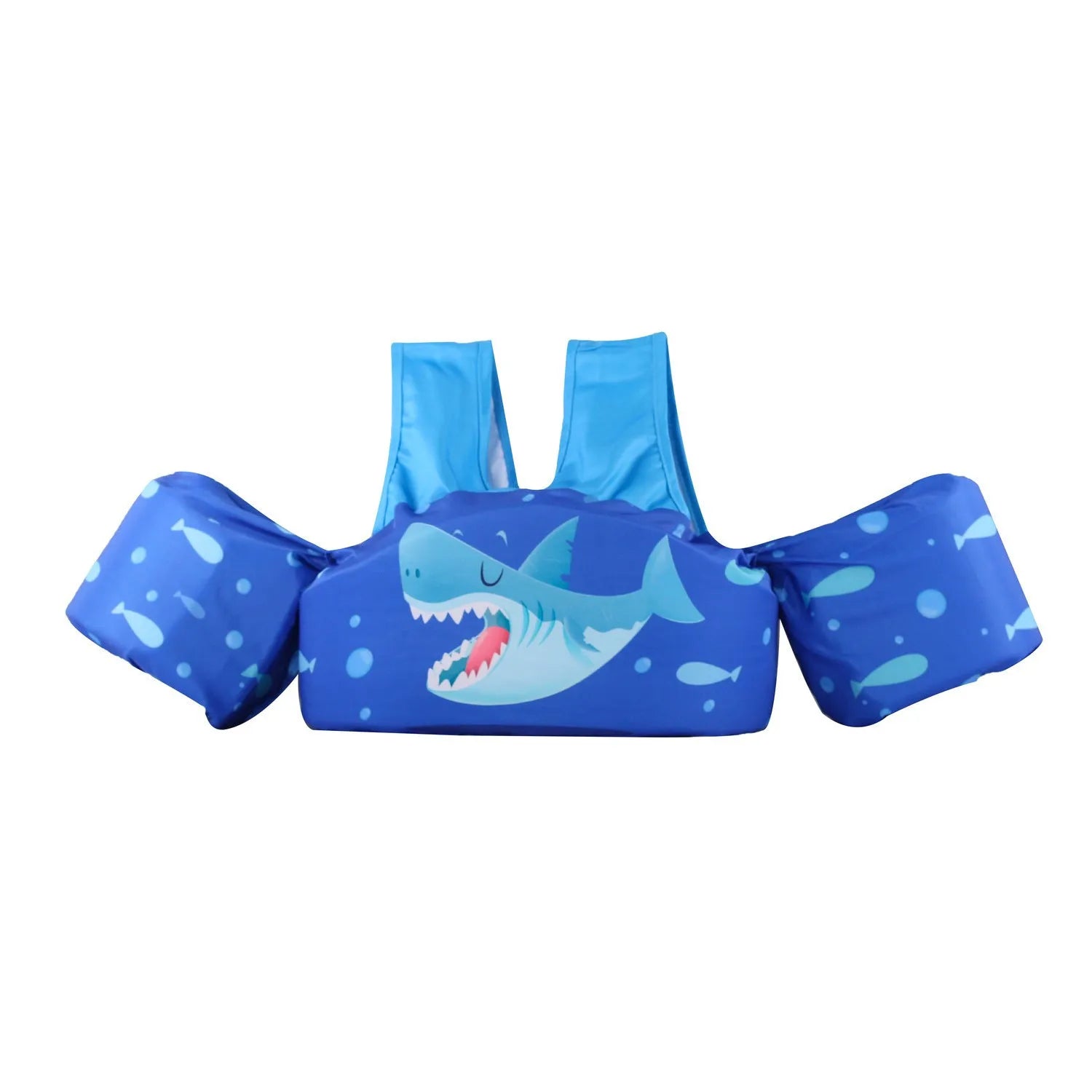 Cartoon-themed children's inflatable arm swimming ring life jacket in polyester.