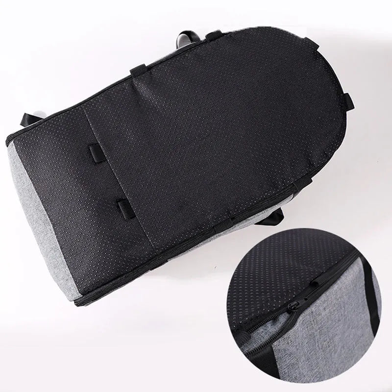 Cloth outdoor dog kennel in a choice of colours including blue, grey, red, and grey mesh.