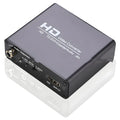 Black HDMI to DVI video converter with coaxial audio output and a 1.5-metre long cable