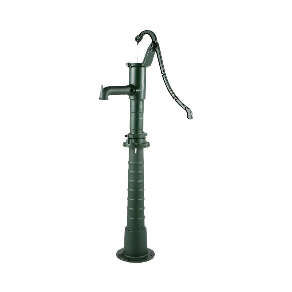 Cast iron manual water suction round pump for courtyard pool and fountain use