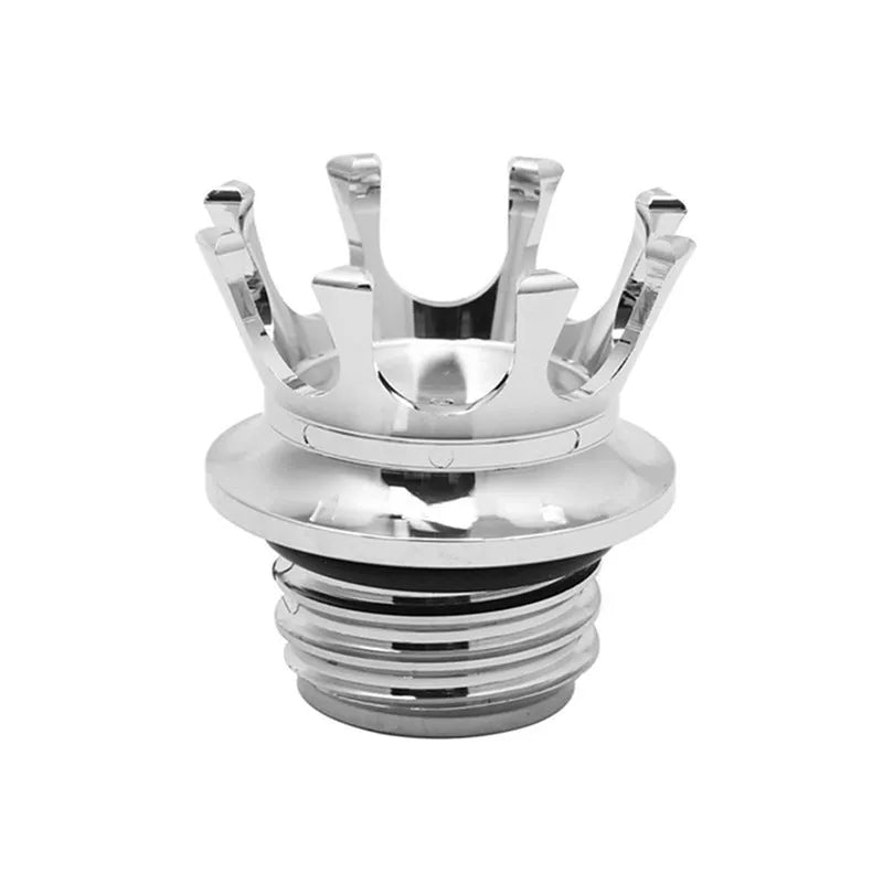 Aluminium motorcycle fuel tank cap cover for Harley Davidson models in multiple colour options.