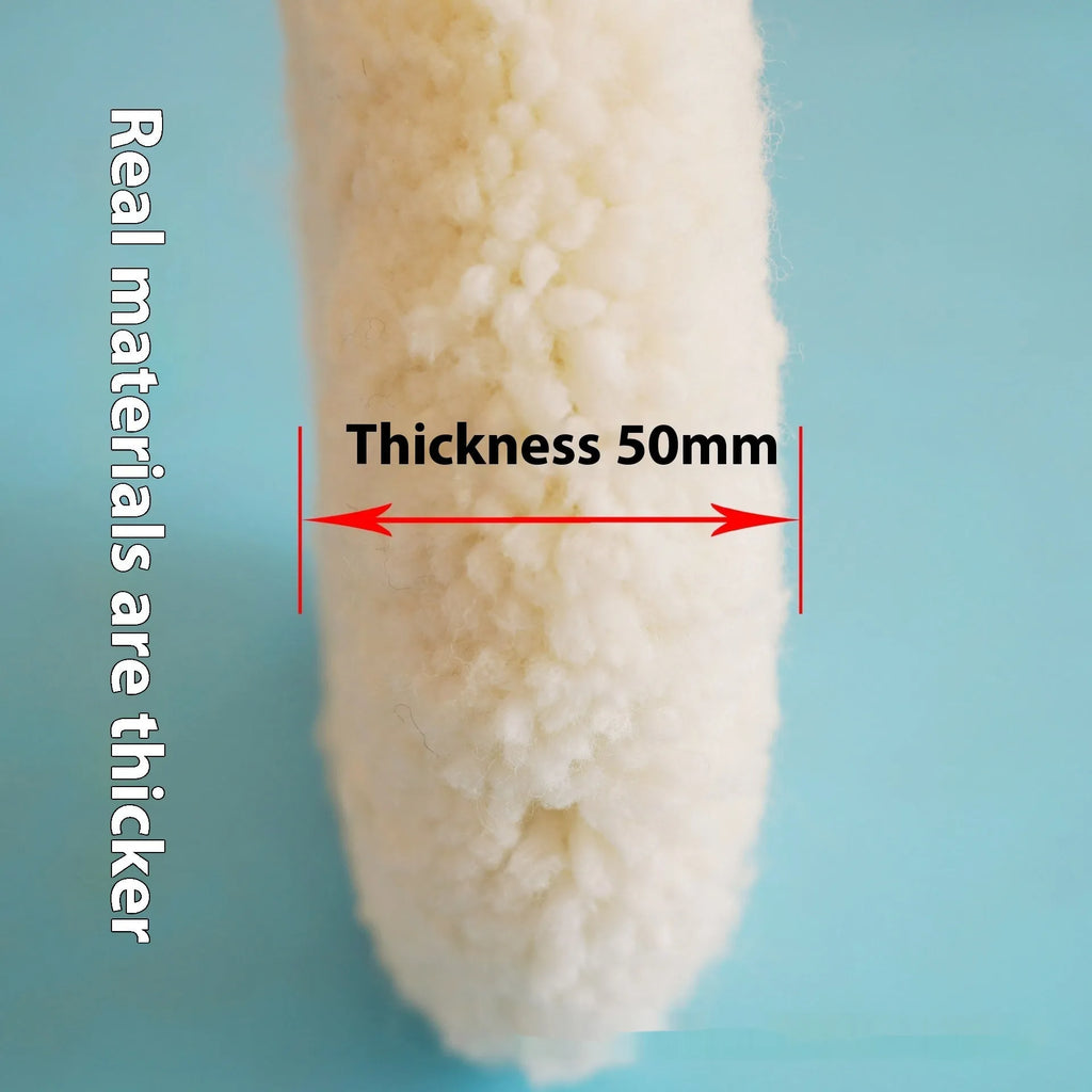 8-inch double-sided pure wool polishing wheel with M16 aperture for car paint mirror finishing