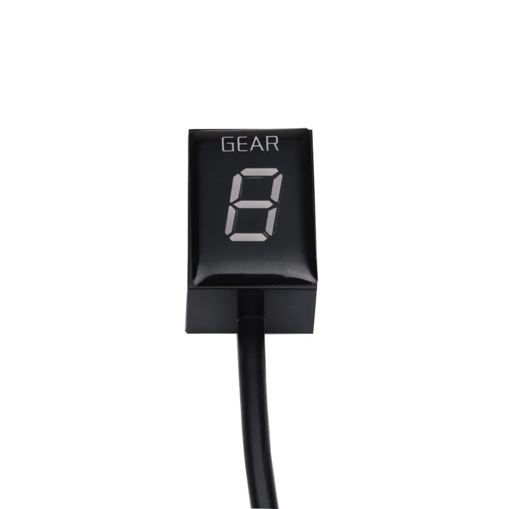 Motorcycle gear indicator digital meter with LCD display for gear position reading