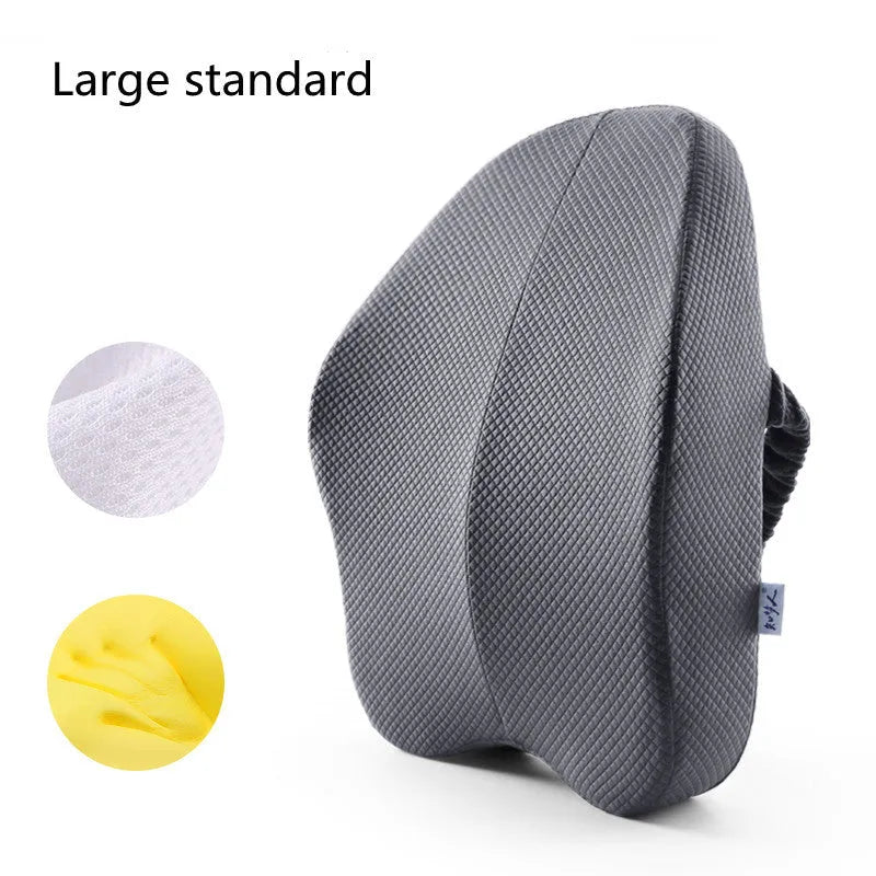 Car memory cotton cushion in navy polyester foam seat pad on a car seat