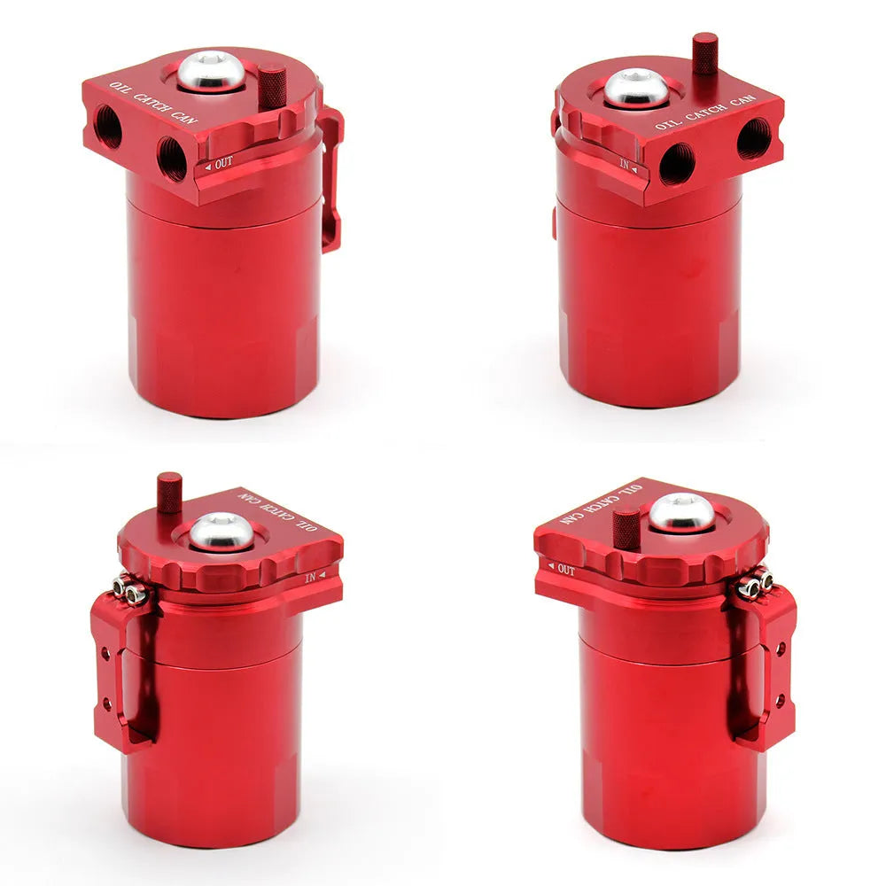 Aluminium alloy engine oil breathable pot in red, blue, black and silver colours for car modification