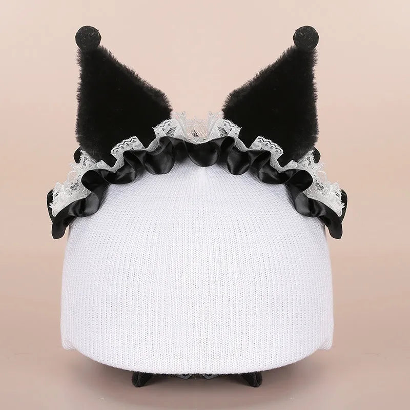Cartoon plush fabric motorcycle helmet cover decorative accessory