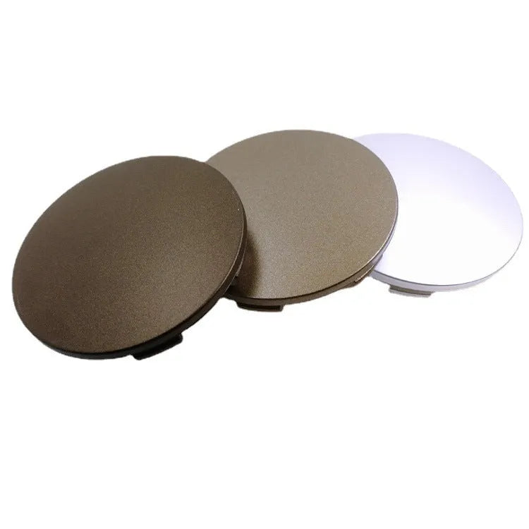 65mm car hub centre cover in antique copper finish with aluminium label for modified wheels