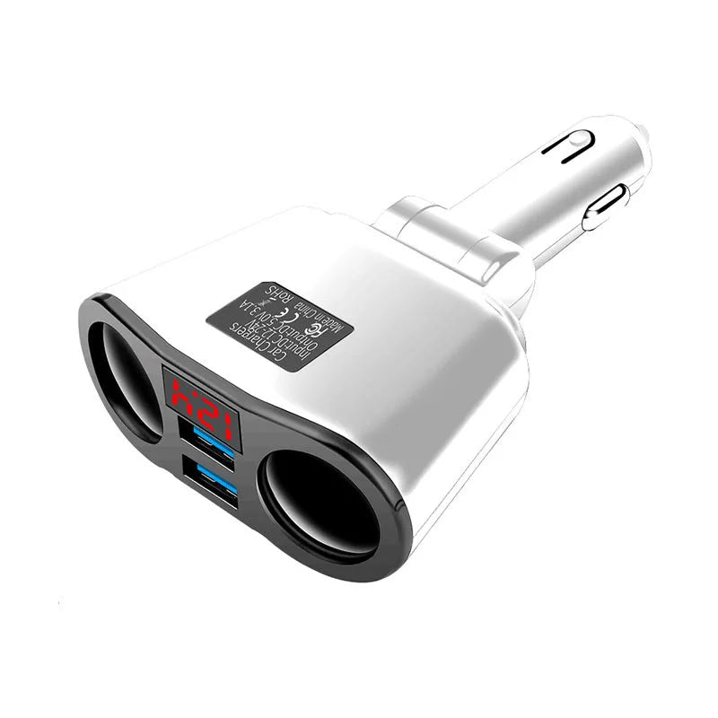 Car Bluetooth FM transmitter MP3 player with cigarette lighter plug in black and white colour options