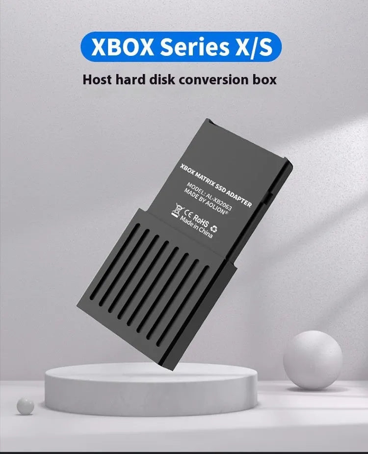 Aluminium alloy Xbox Series XS hard disk switching box with CFexpress interface