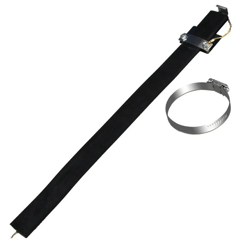 Black car electrostatic grounding chain measuring 37cm with visible copper wire, for saloon, SUV and van models.