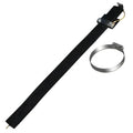 Black car electrostatic grounding chain measuring 37cm with visible copper wire, for saloon, SUV and van models.