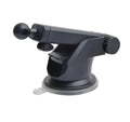 Universal car phone bracket with telescopic rod and adjustable arm for dashboard mounting
