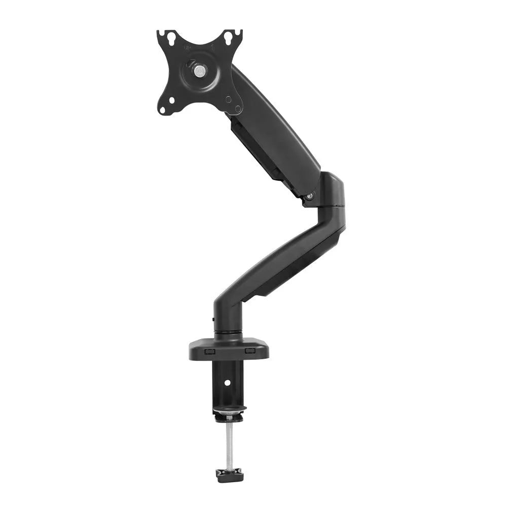 Black metal LCD screen rotating telescopic bracket elevated rack on table