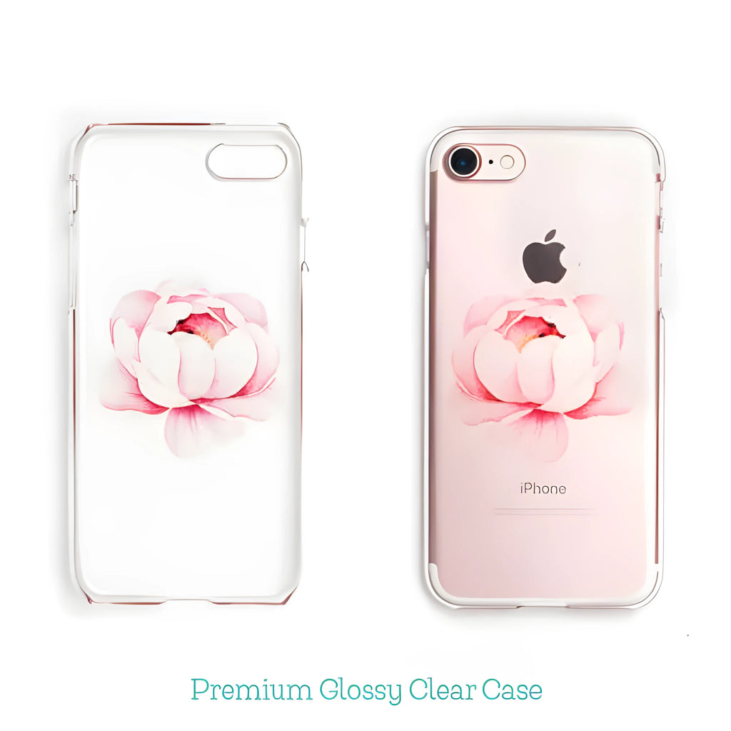 Transparent TPU and PC phone case for multiple smartphone models on a table