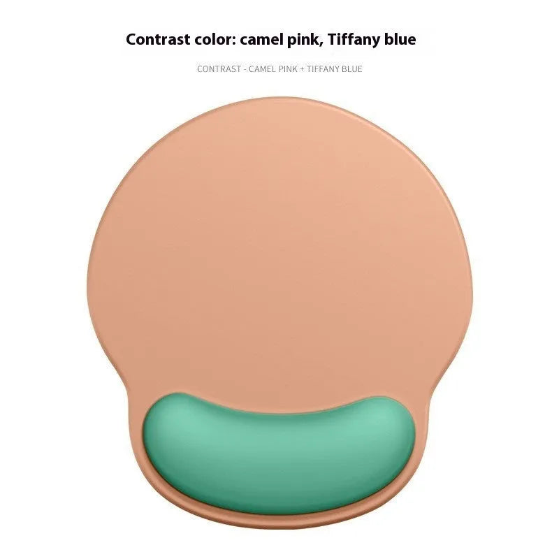 Gradient Girl wristband silicone mouse mat with milk silk silicon bottom measuring 220mm by 250mm