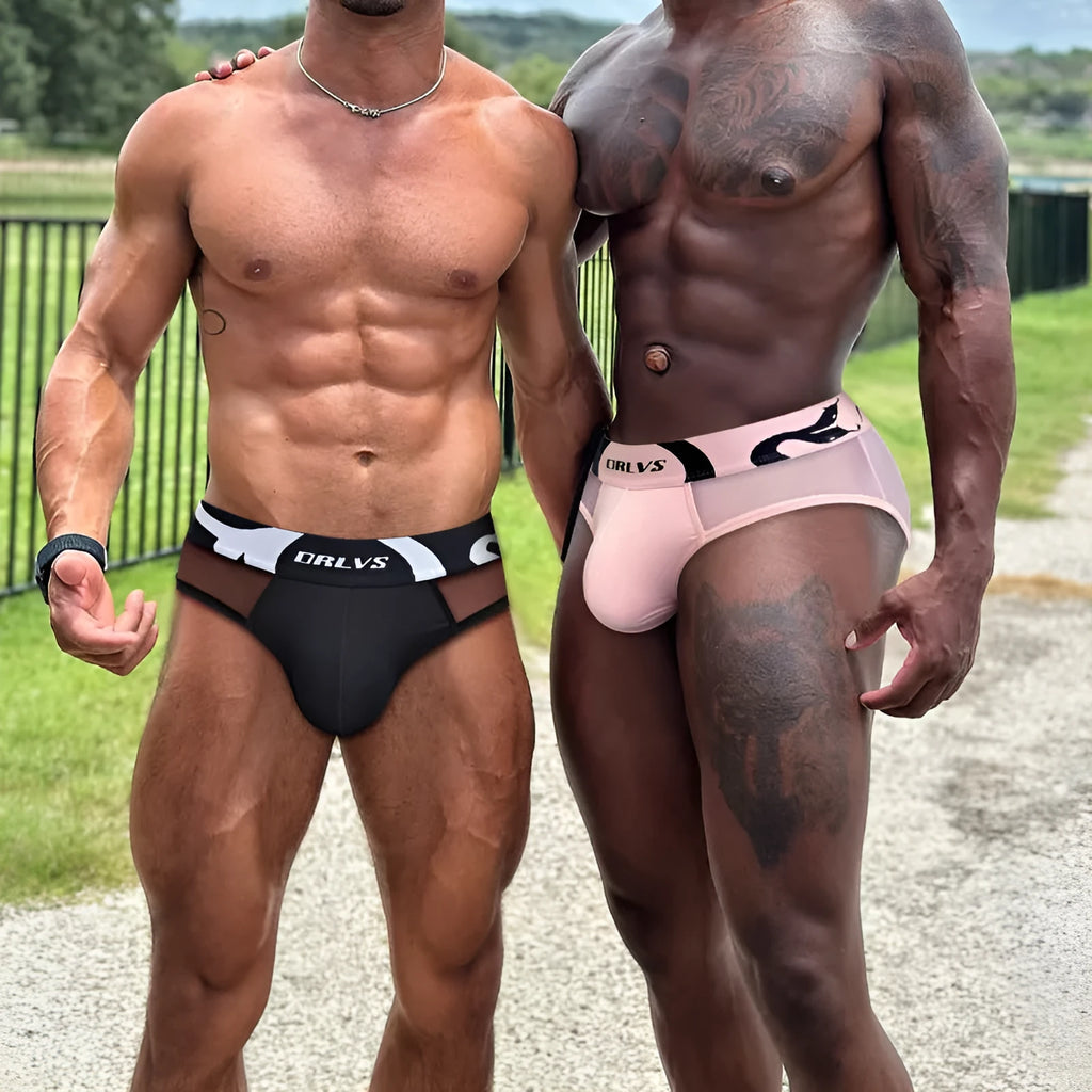 Men's solid colour cotton modal boxer shorts with low waist and breathable net stitching