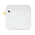 Washable chick-shaped pet cooling mat with non-stick surface next to an oval-shaped option.